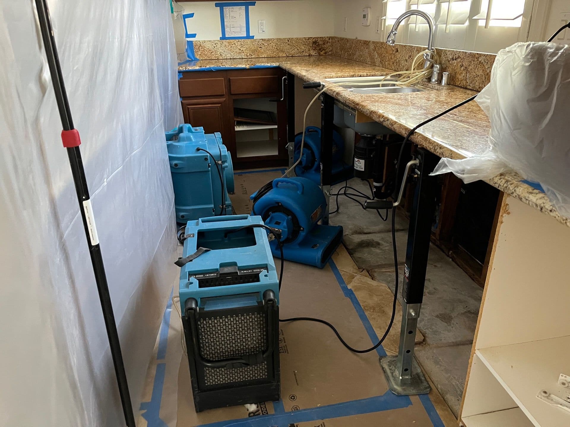 Water Damage Restoration in Rancho Cucamonga, CA – Kitchen Dry-Out Project image