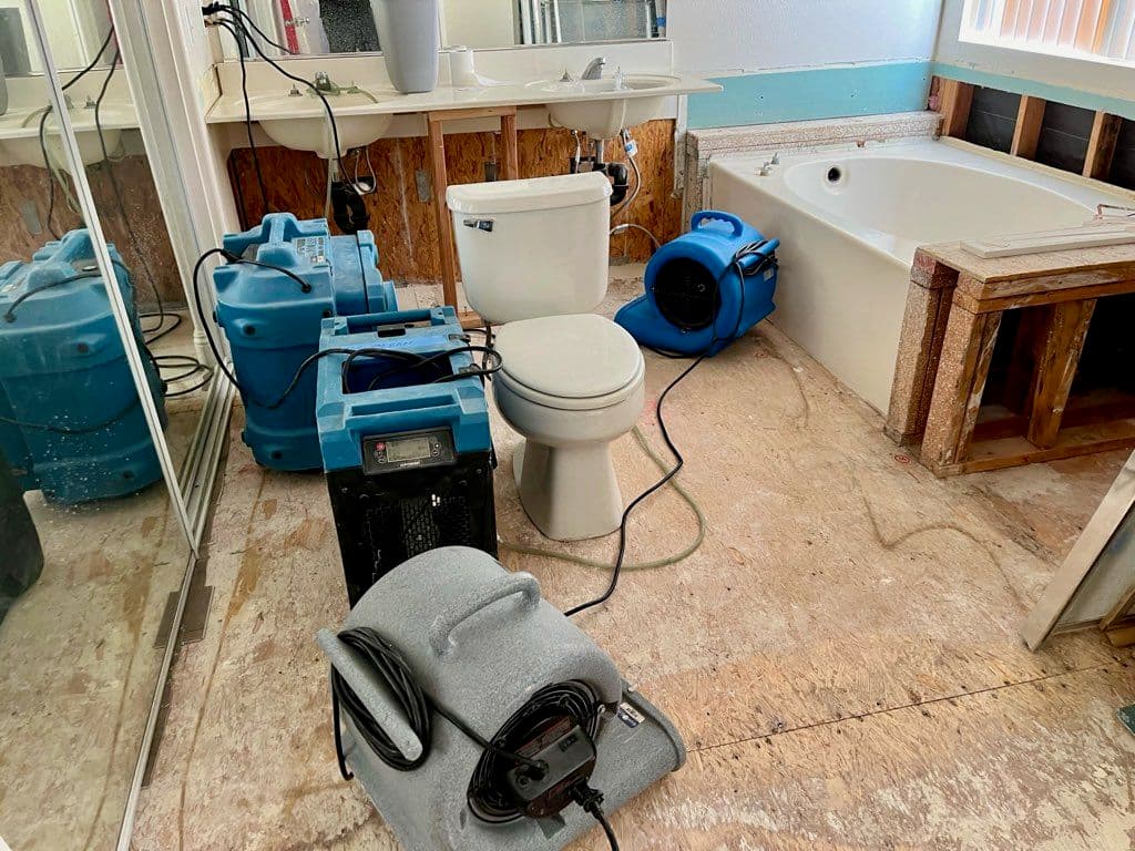 Gallery photos for Bathroom Water Damage Restoration in Lake Elsinore: Image #2